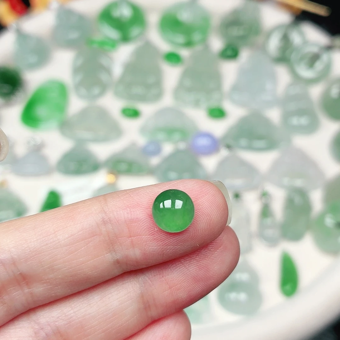 翡翠裸石缅甸天然A货翡翠