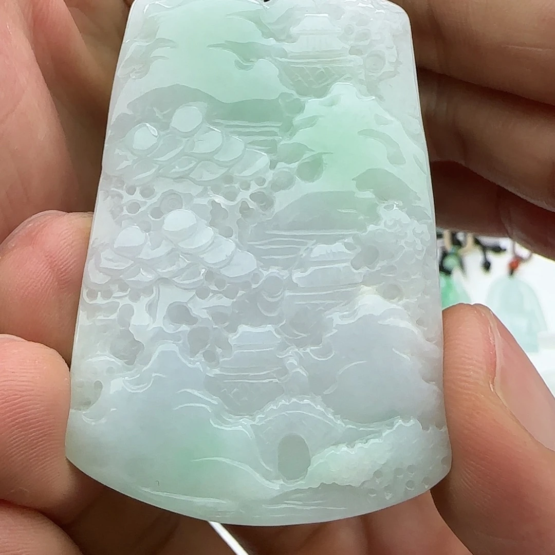 翡翠未镶嵌颈饰翡翠