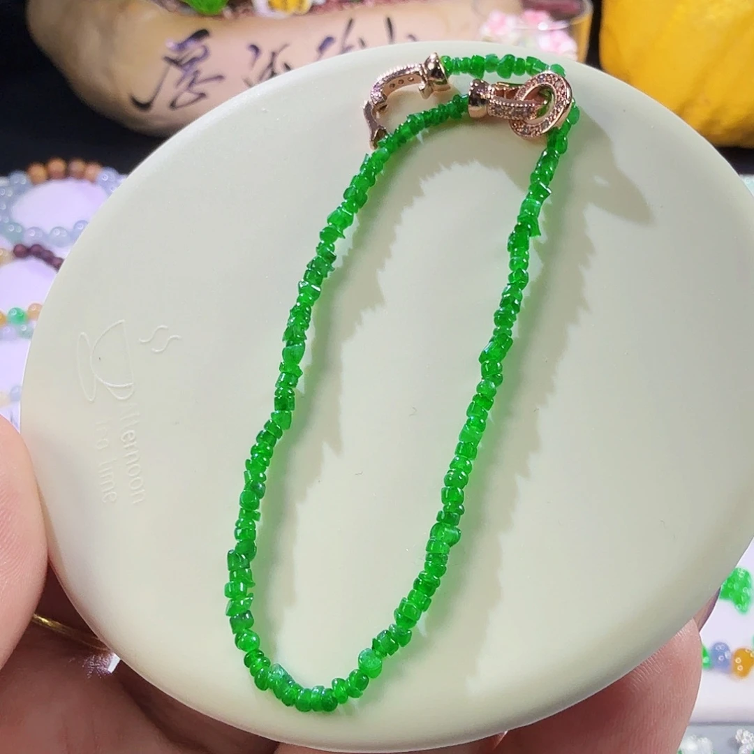 翡翠合金颈饰手链