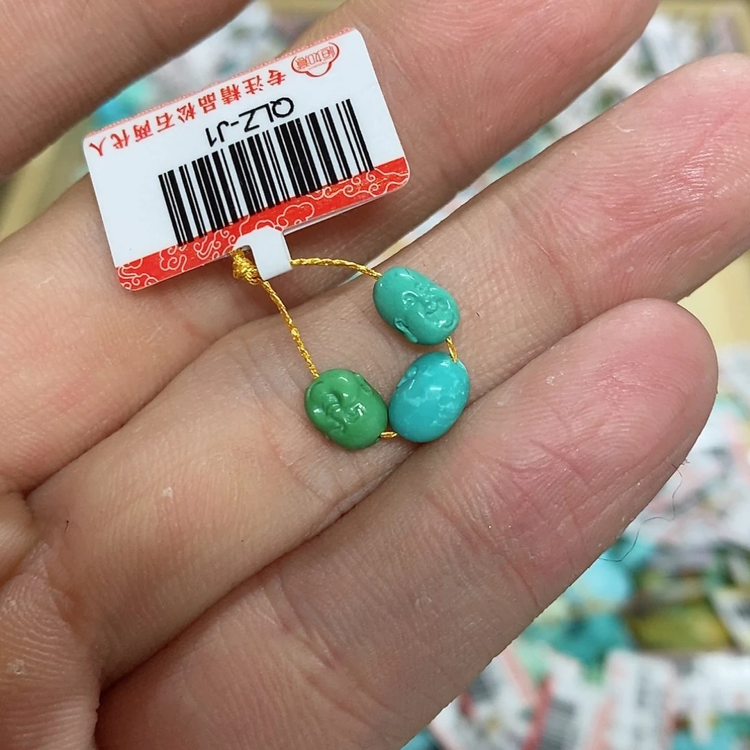 绿松石珠宝奇石未镶嵌