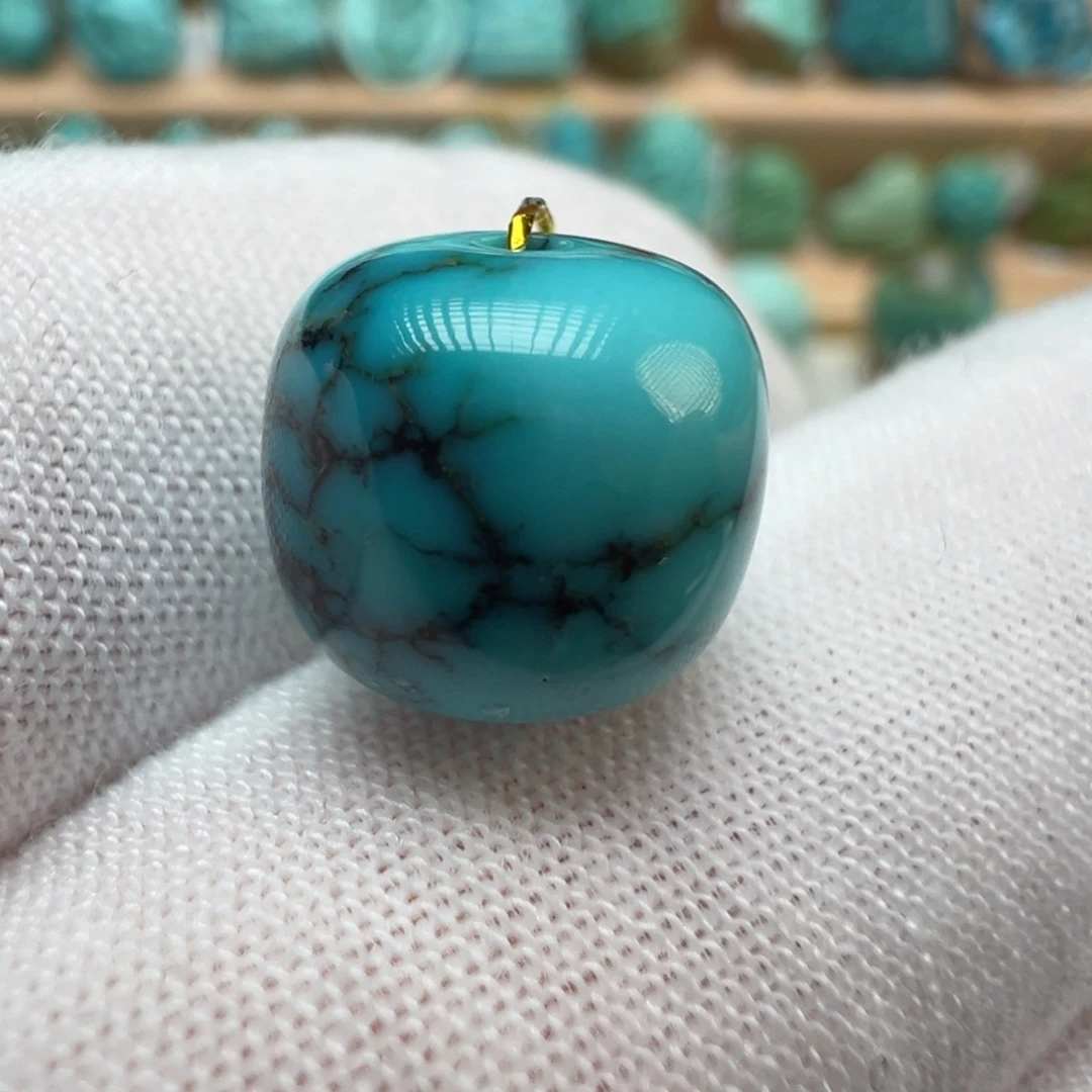 绿松石未镶嵌配饰10.9*9.6