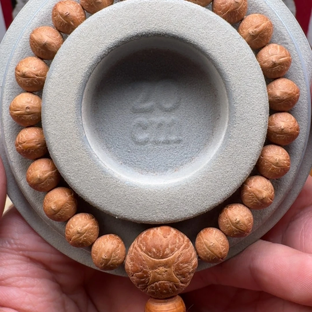 把件凤眼菩提10.5尺寸实心红皮