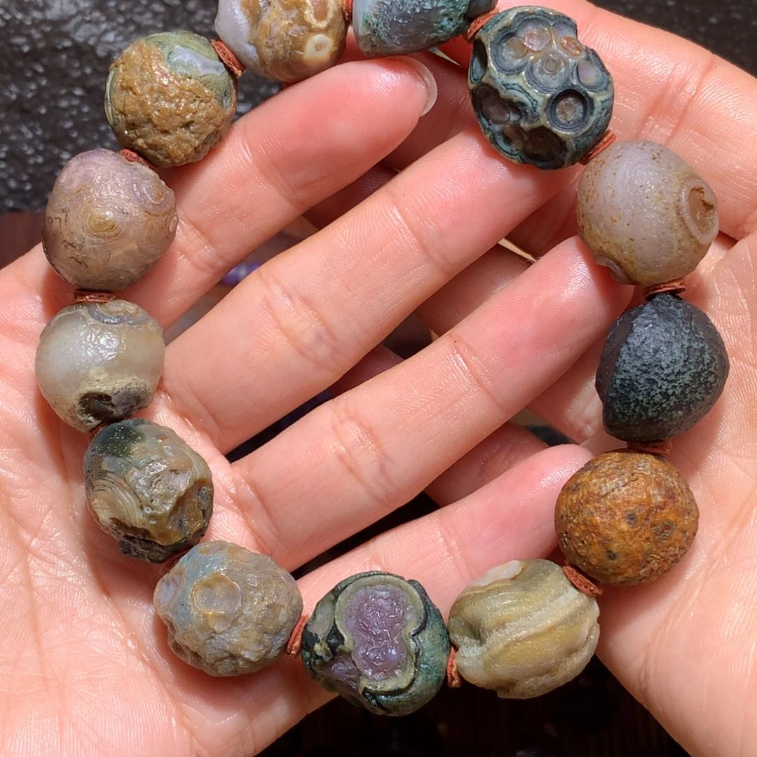 未镶嵌玛瑙/玉髓珠宝半成品