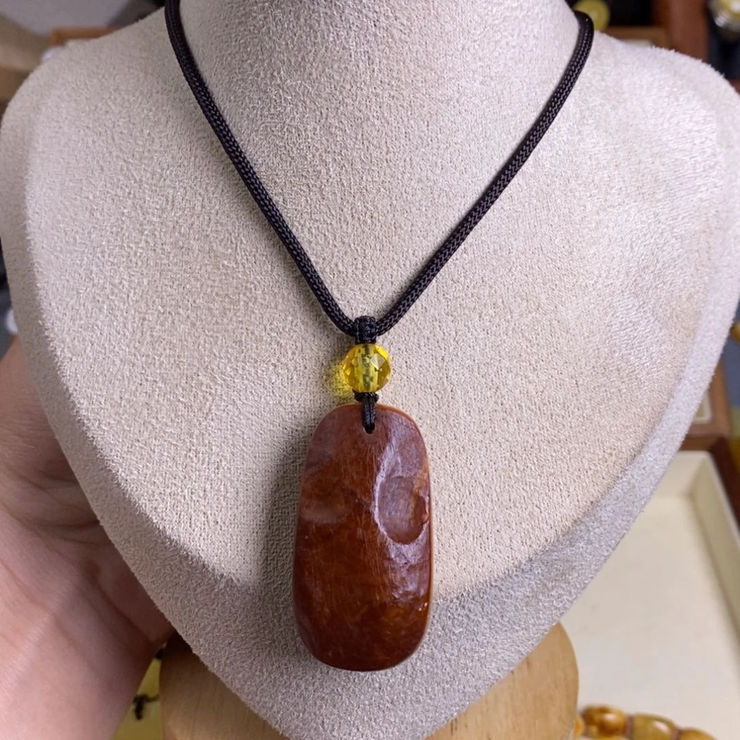 蜜蜡未镶嵌裸石大漠