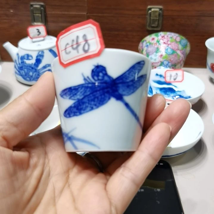 上***妹杯张学鸿老师青花釉里红微瑕