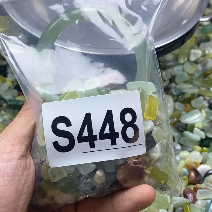 蛇纹石玉未镶嵌鱼缸石