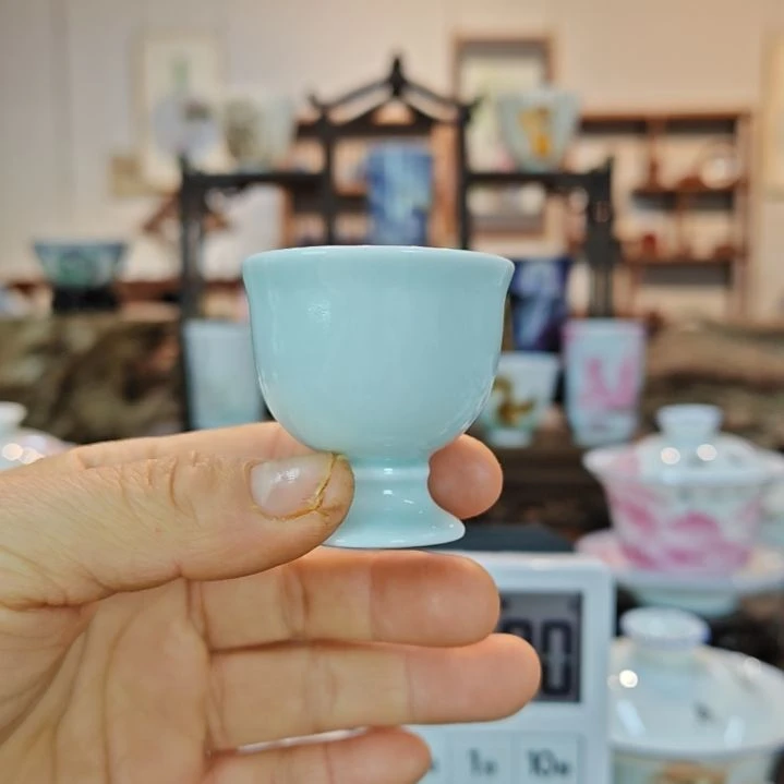 孤**安景德镇手工手绘主人杯