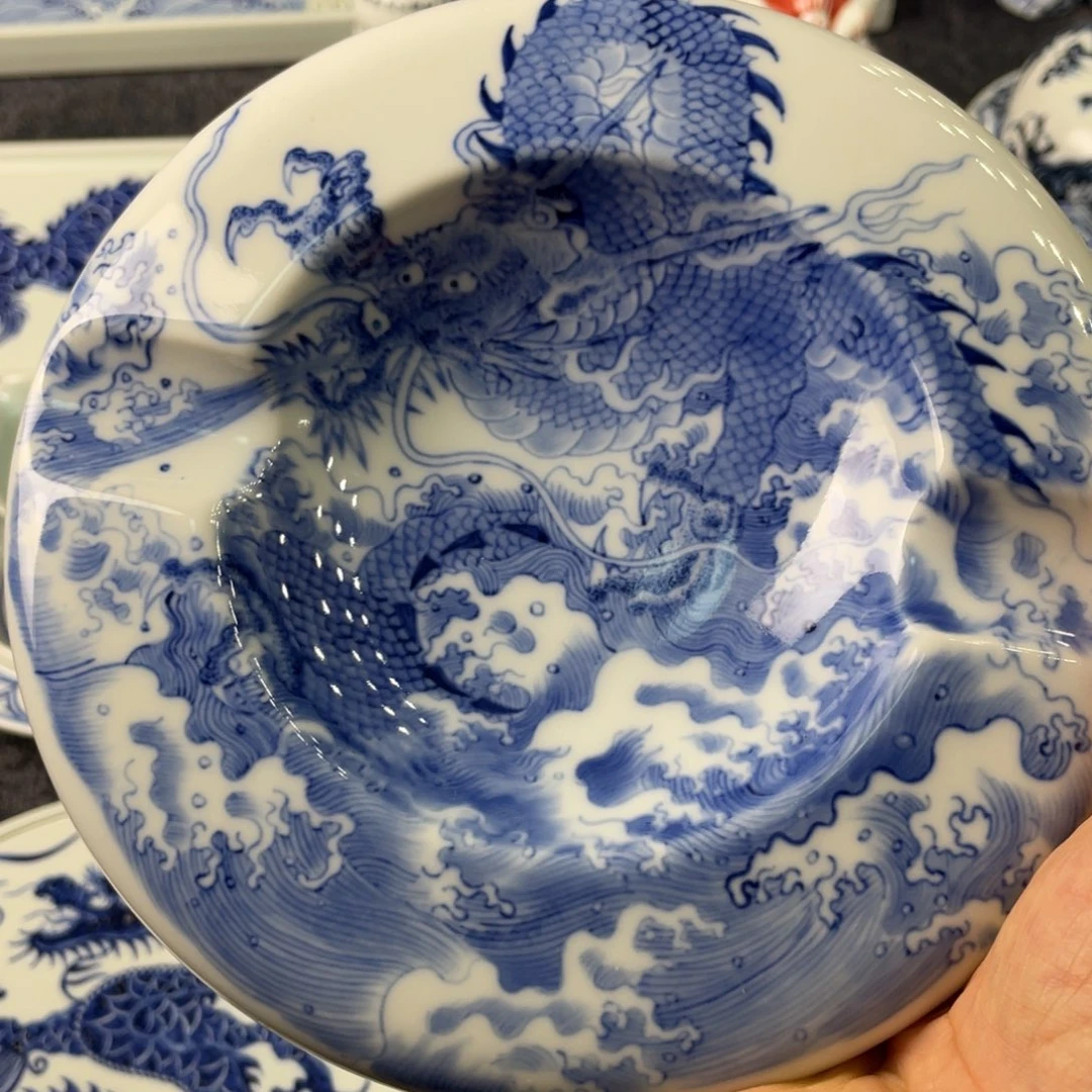 森***鹿景德镇陶瓷手工手绘