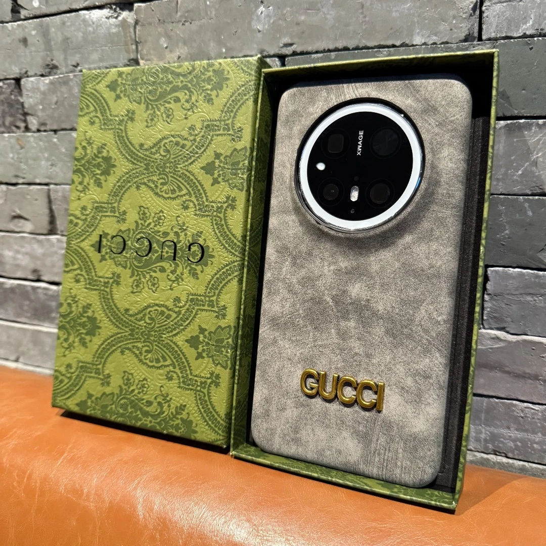 复古华为mate70pro手机壳个性古驰p70pro半包mate60pro防摔适用女