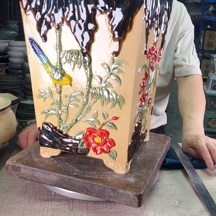 泳坤堂石湾盆微瑕