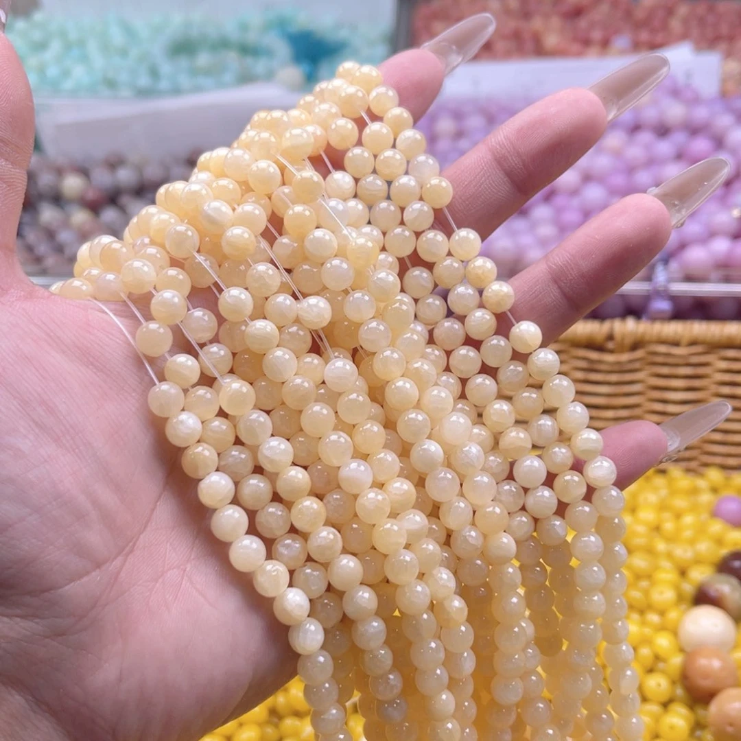 白玉菩提吊坠a6mm30+6颗。隔珠