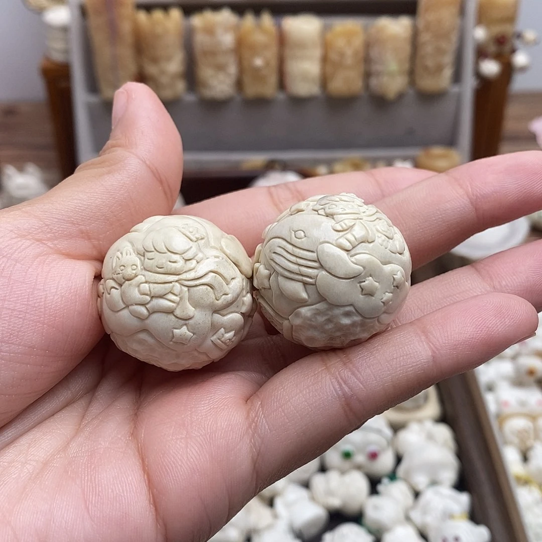 鹿骨把件c35小王子手球28尺寸不退换