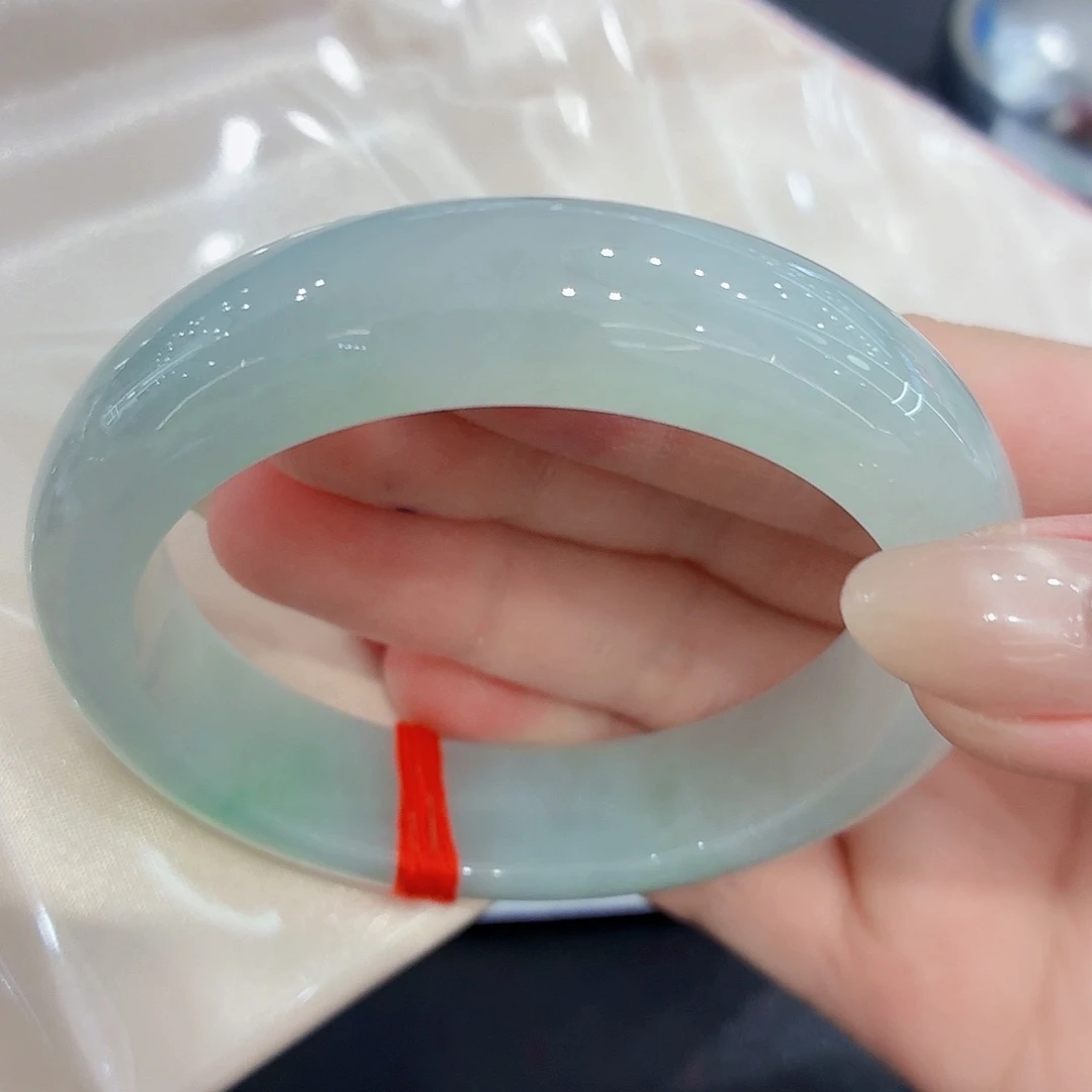 翡翠未镶嵌手镯翡翠56圈口（强推）