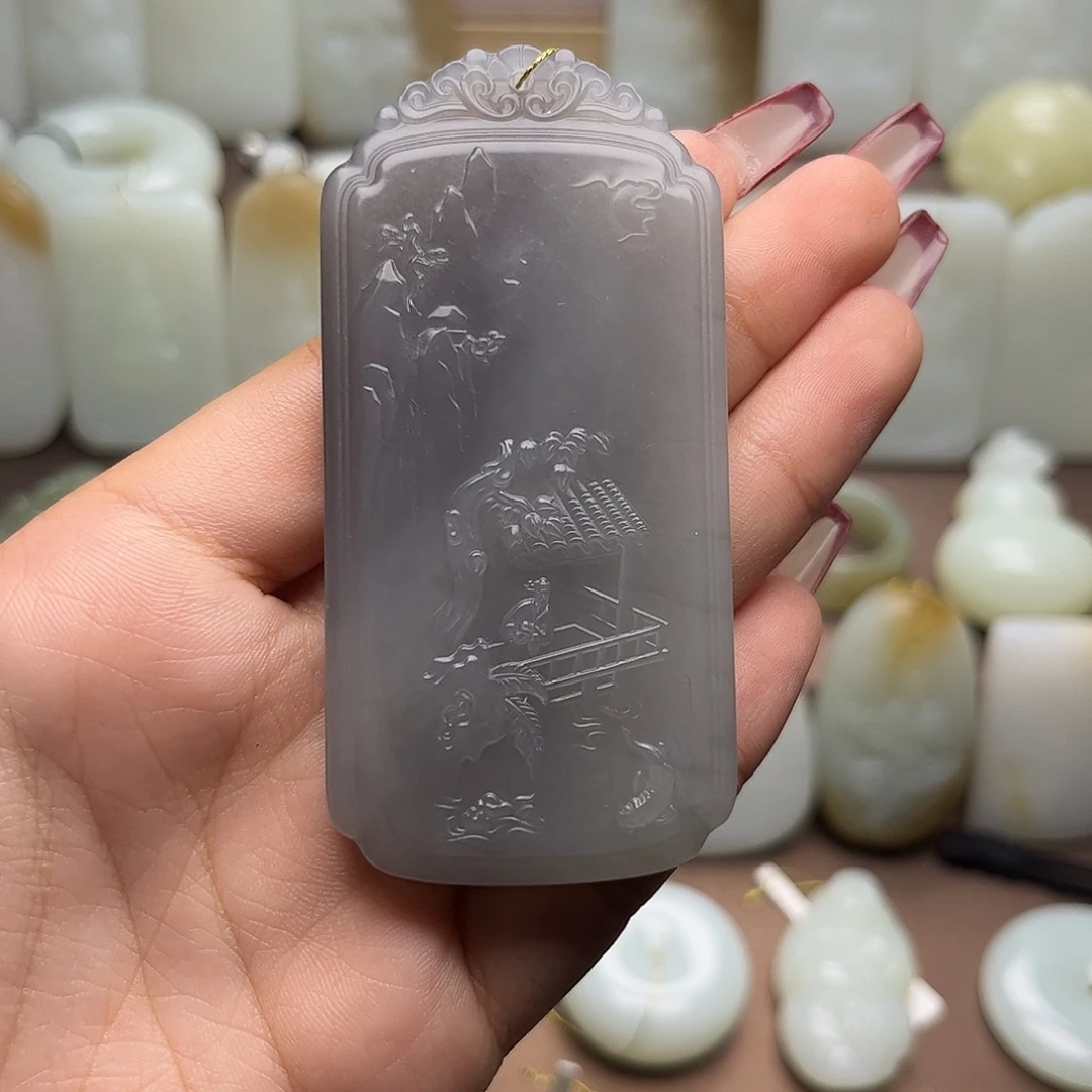 颈饰未镶嵌和田玉