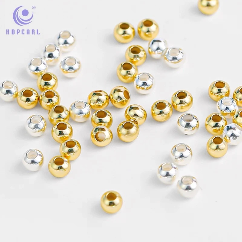 【海家】 铜镀真金隔珠4MM