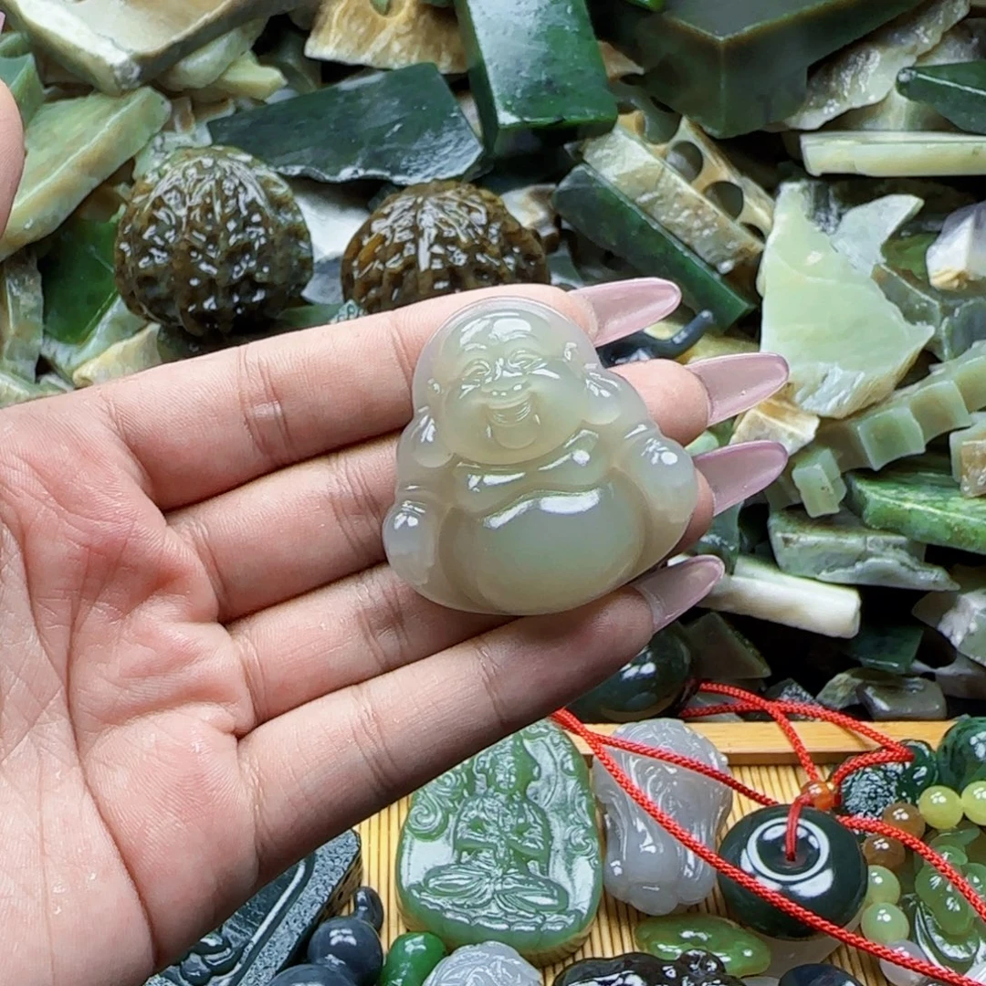 L***P未镶嵌和田玉珠宝半成品
