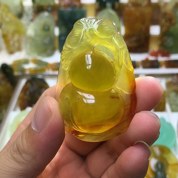 蛇纹石玉未镶嵌珠宝半成品