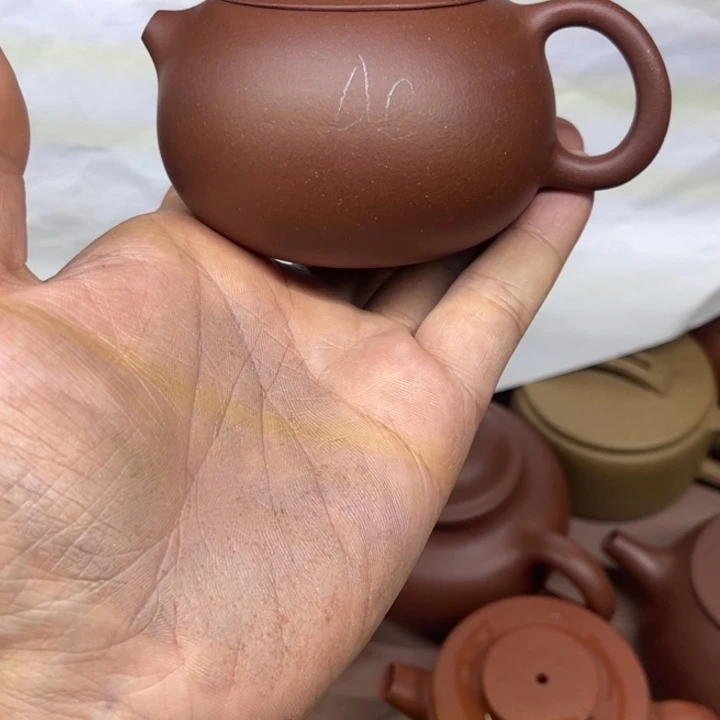 茶杯紫砂A*e原矿黄龙山零添加底槽青半手容量170cc左右