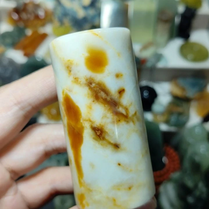 岫玉未镶嵌手把件款式