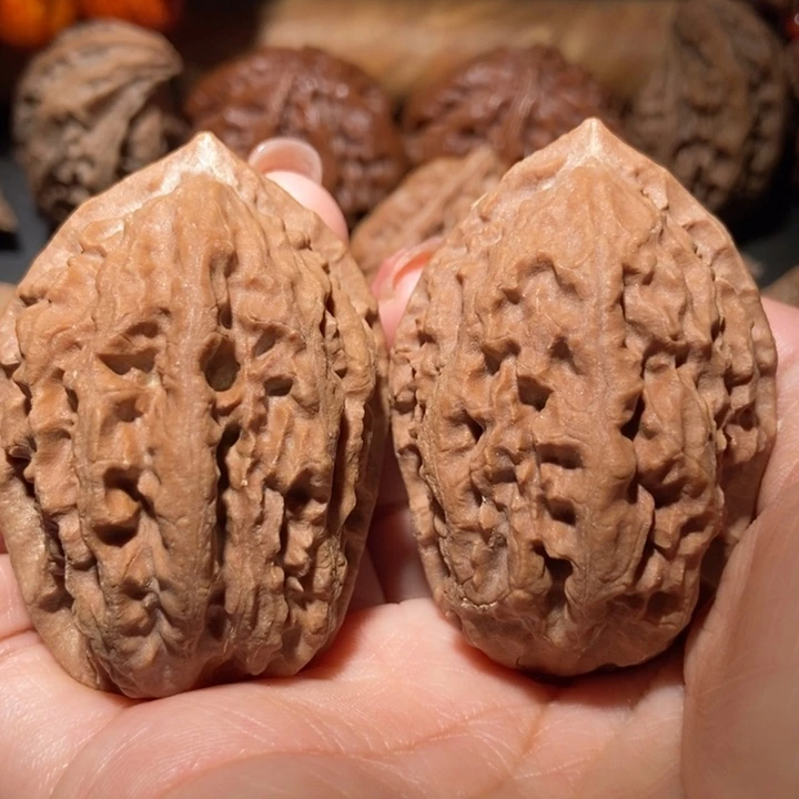 把件文玩核桃东北楸子小雪45