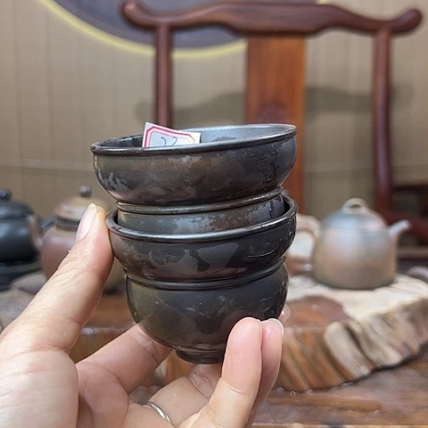 阿***傑戬谷龙窑柴烧茶杯23