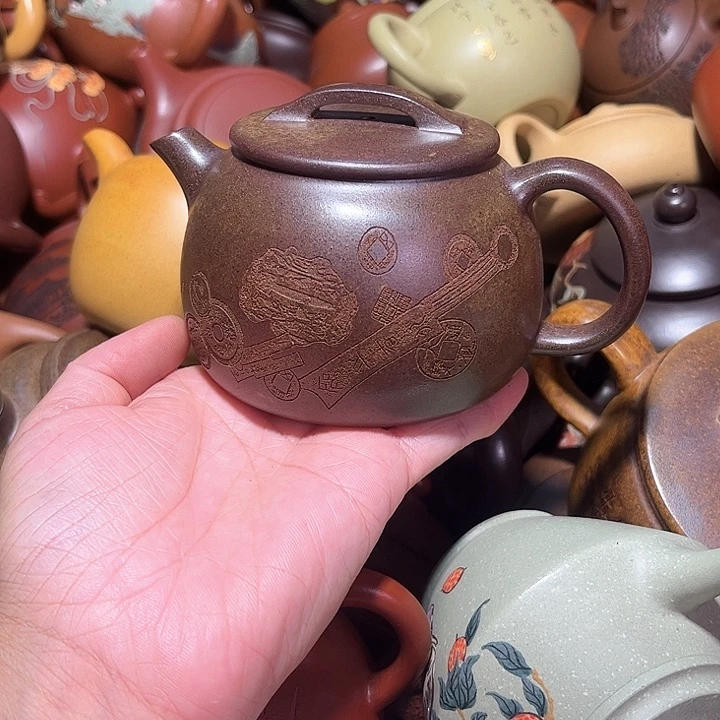 茶壶紫砂原矿宜兴紫砂微瑕