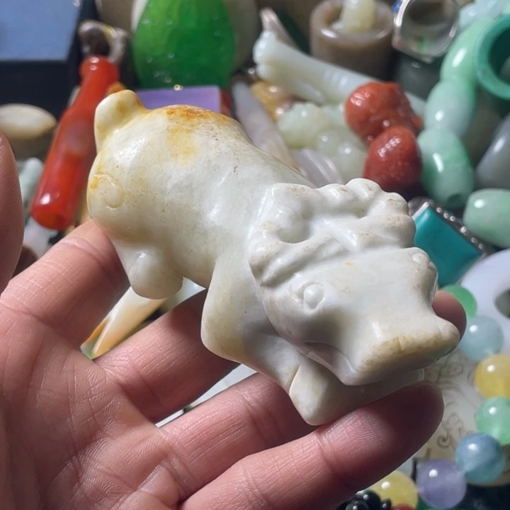 和田玉未镶嵌吊坠(不含链)