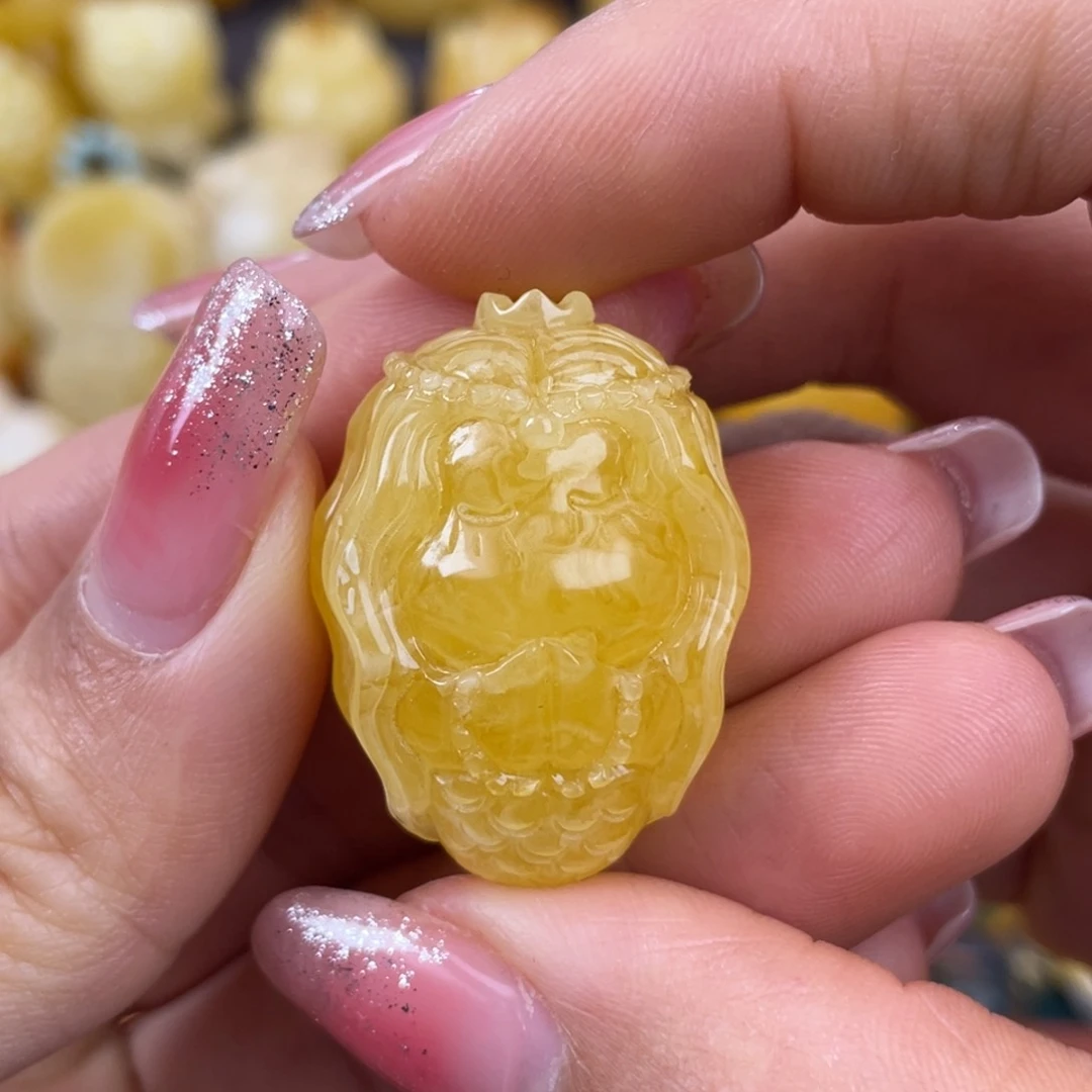 琥珀裸石未镶嵌蜜蜡