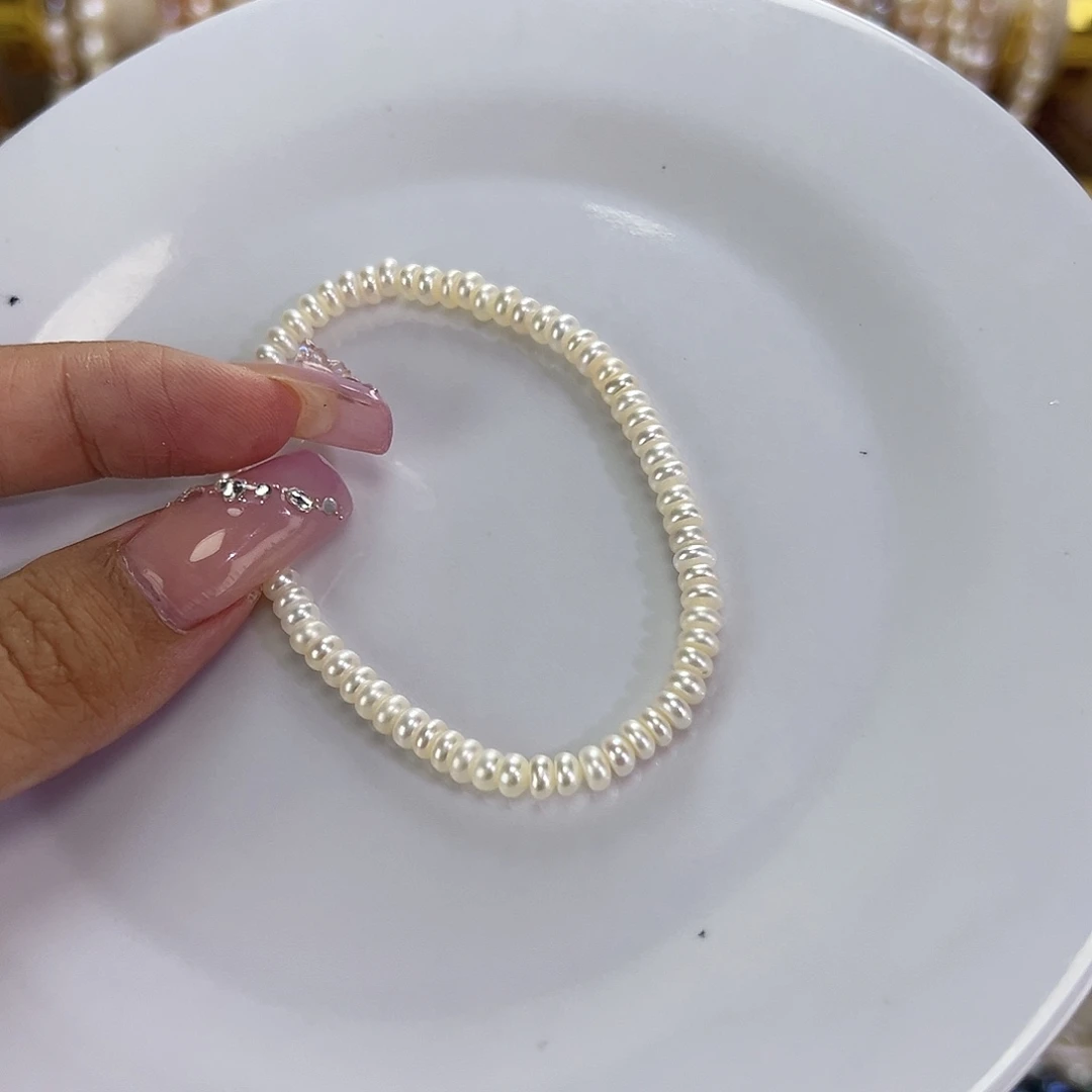 钛钢手绳淡水珍珠