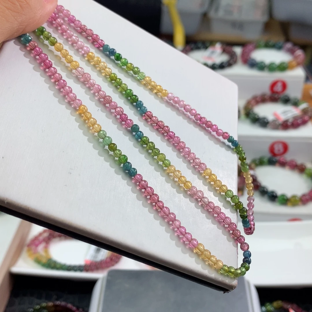 手链未镶嵌碧玺   3.2mm。