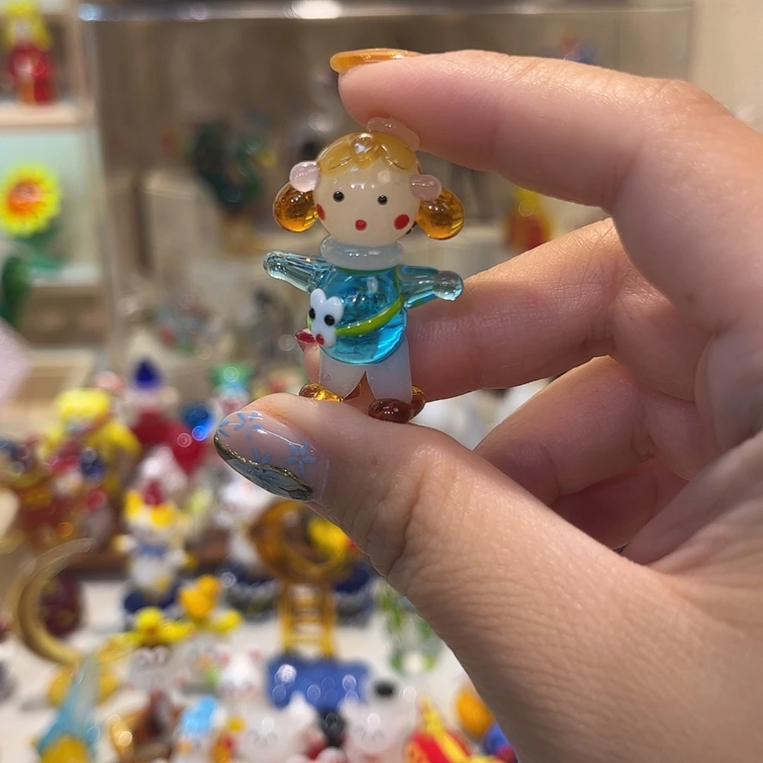 手工艺品琉璃小姑娘
