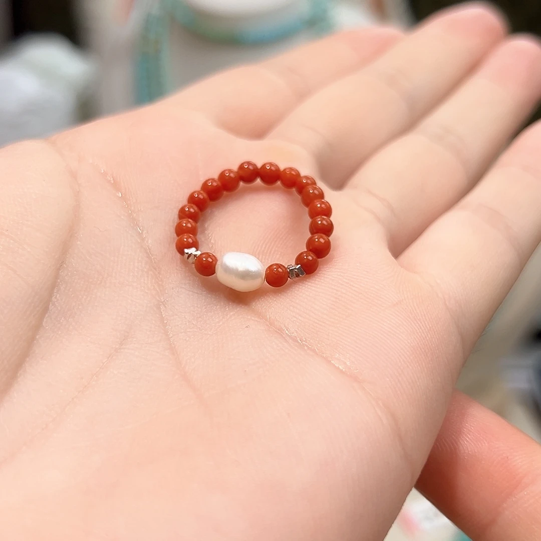 未镶嵌南红玛瑙珠宝奇石卡3.5