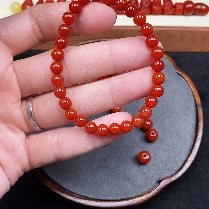 南红玛瑙未镶嵌龙珠