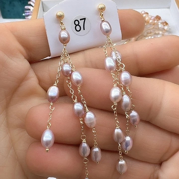 银S925镶嵌淡水珍珠发饰