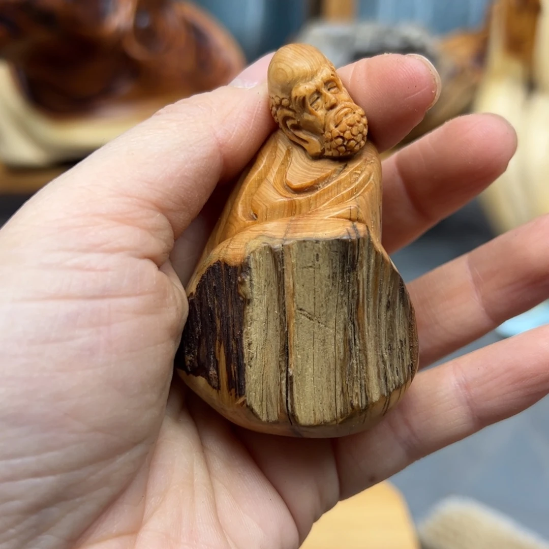 柏木崖柏木摆件手把件，83