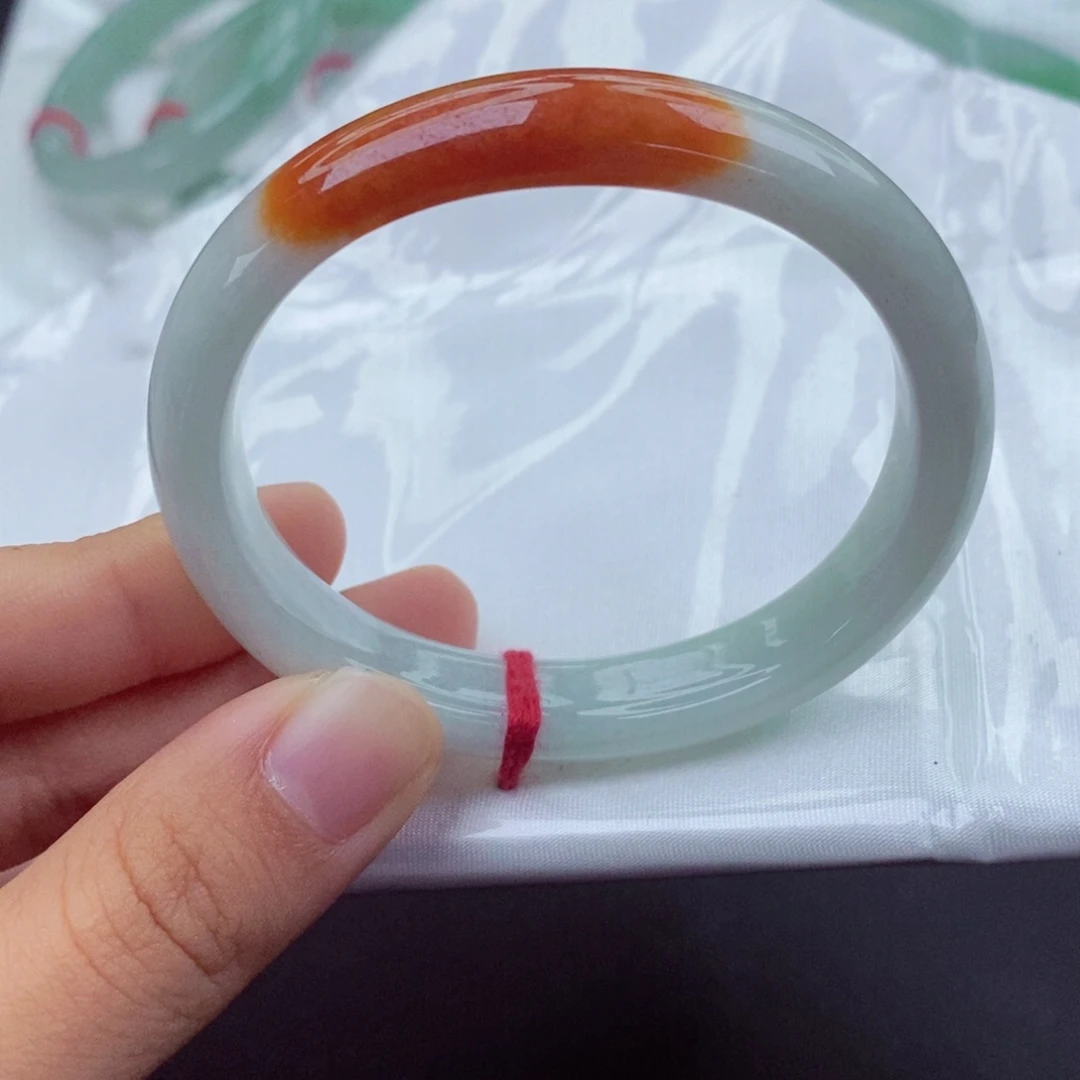 翡翠未镶嵌手镯（贵妃镯）5354贵妃