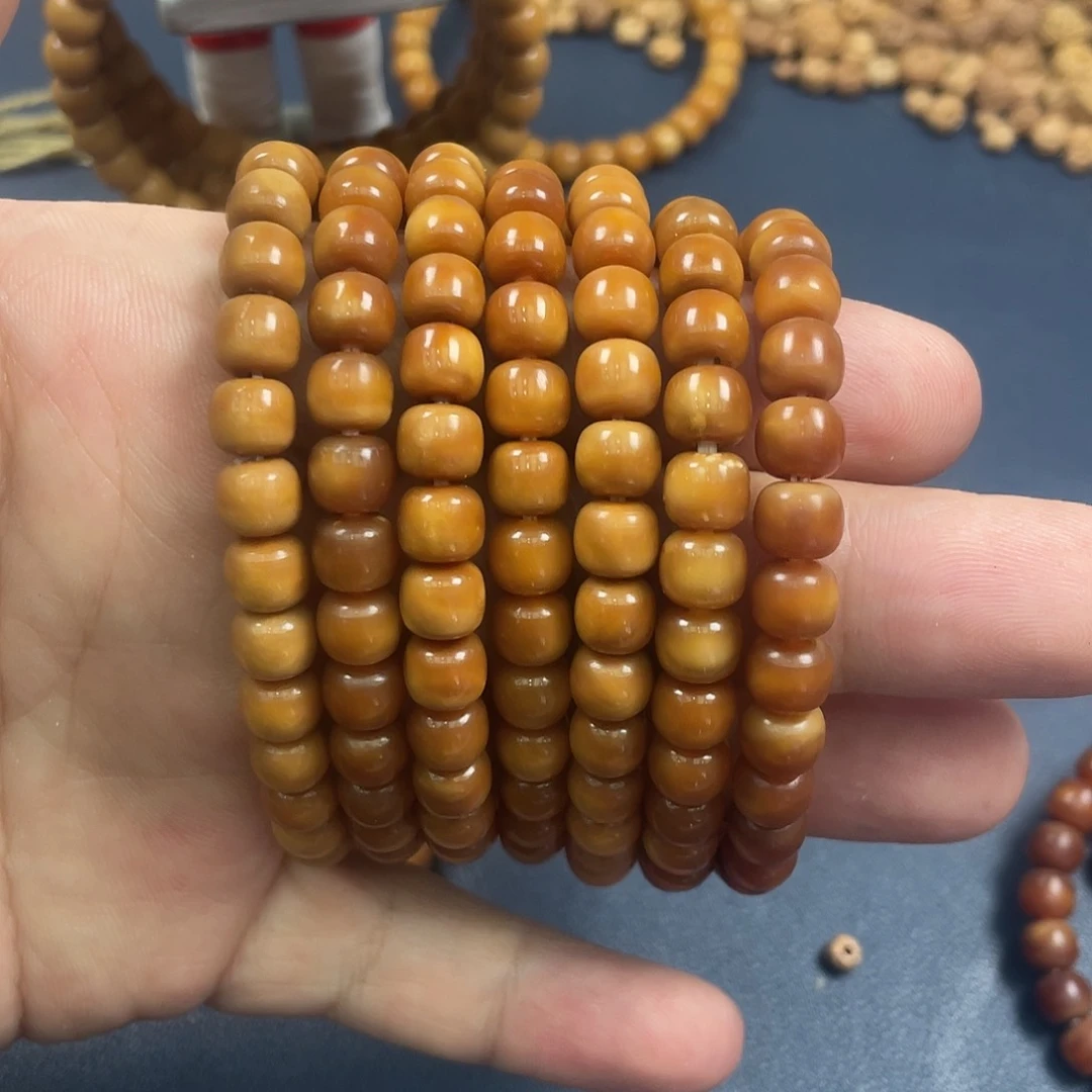 菩提根/象牙果手串龙脊菩提，糖料