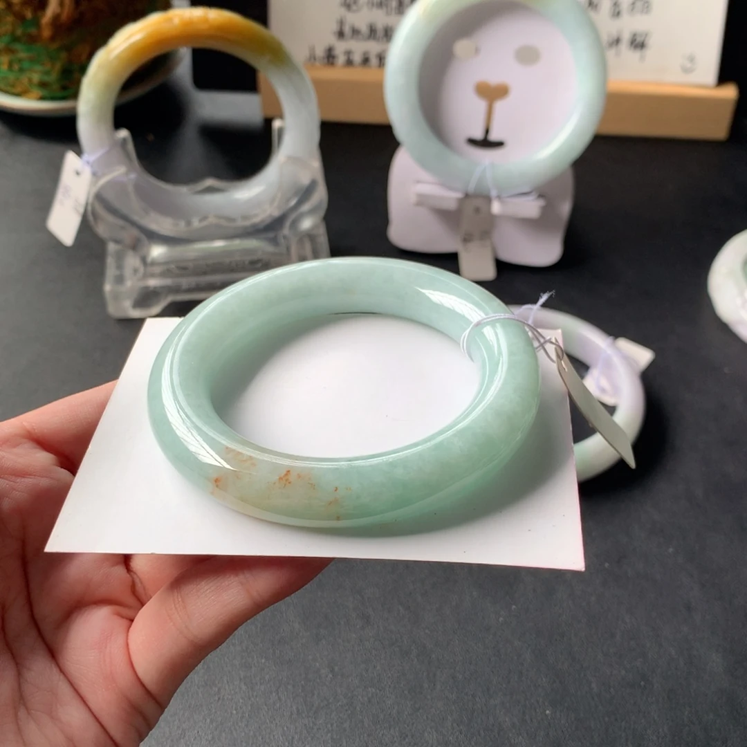 翡翠未镶嵌手镯39号48小时鉴赏期