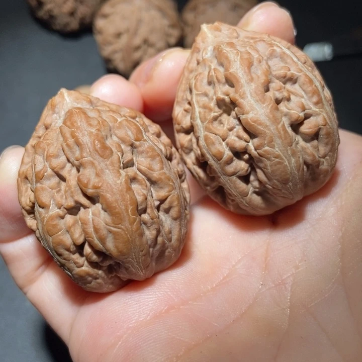 文玩核桃把件东北楸子小雪21
