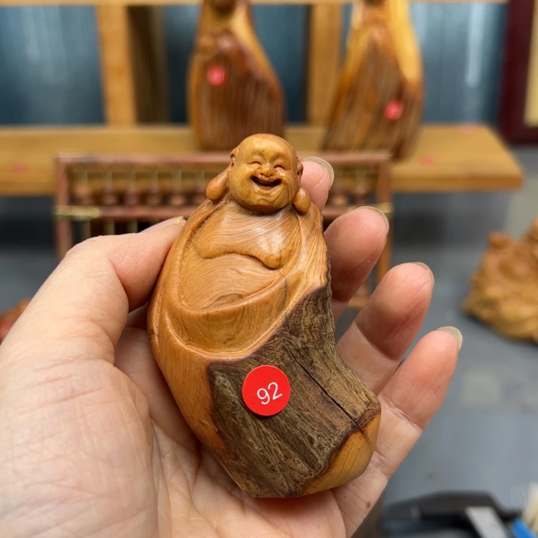 Z****木崖柏木摆件手把件，