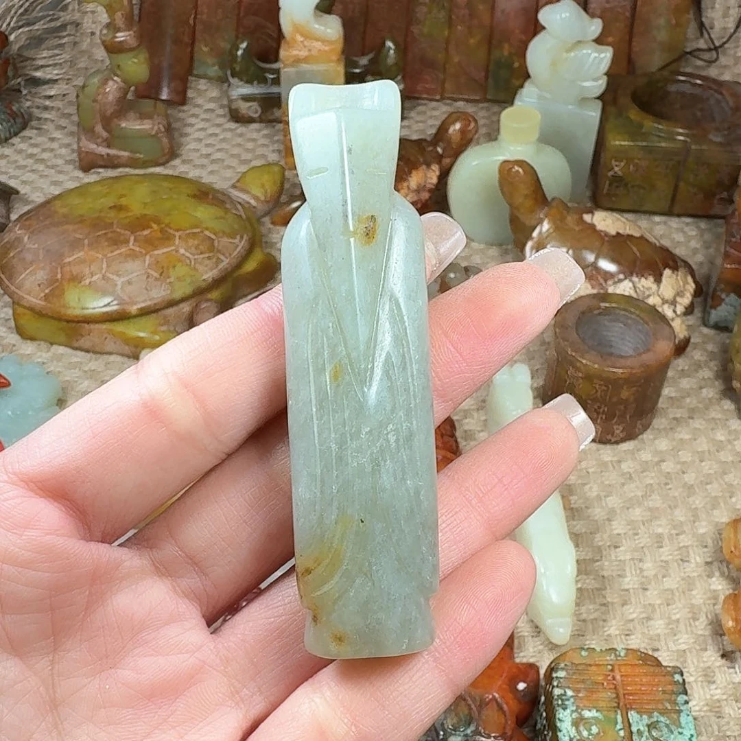 白玉菩提吊坠挂件