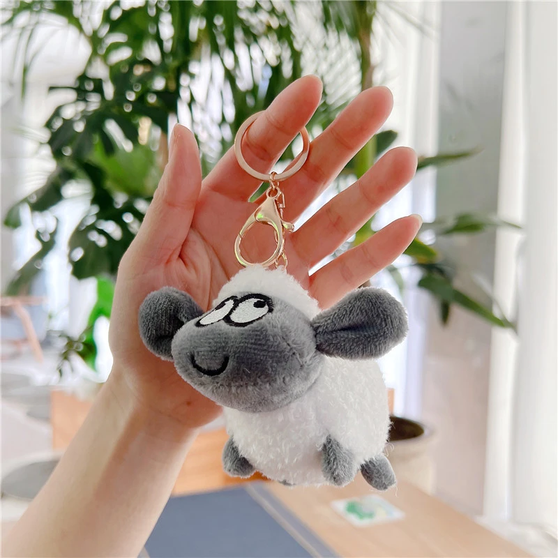 小羊公仔羊了个羊小挂件毛绒玩偶娃娃包包挂饰情侣