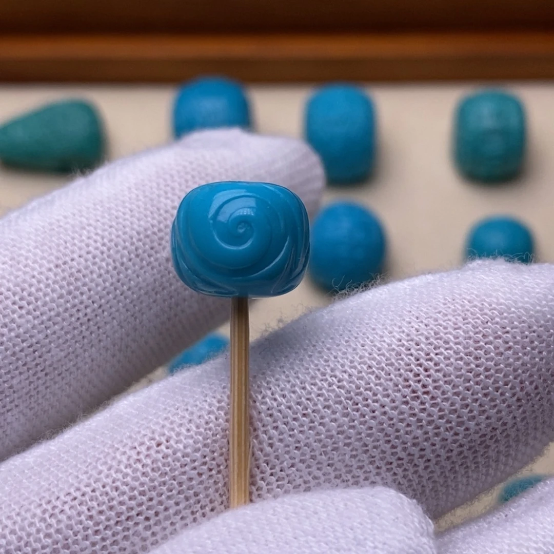 绿松石未镶嵌绿松石博古11.2