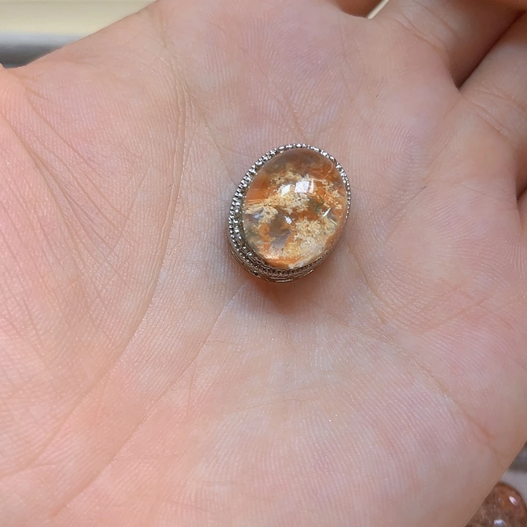 ℳ***࿐水晶银S800镀金镶嵌手链