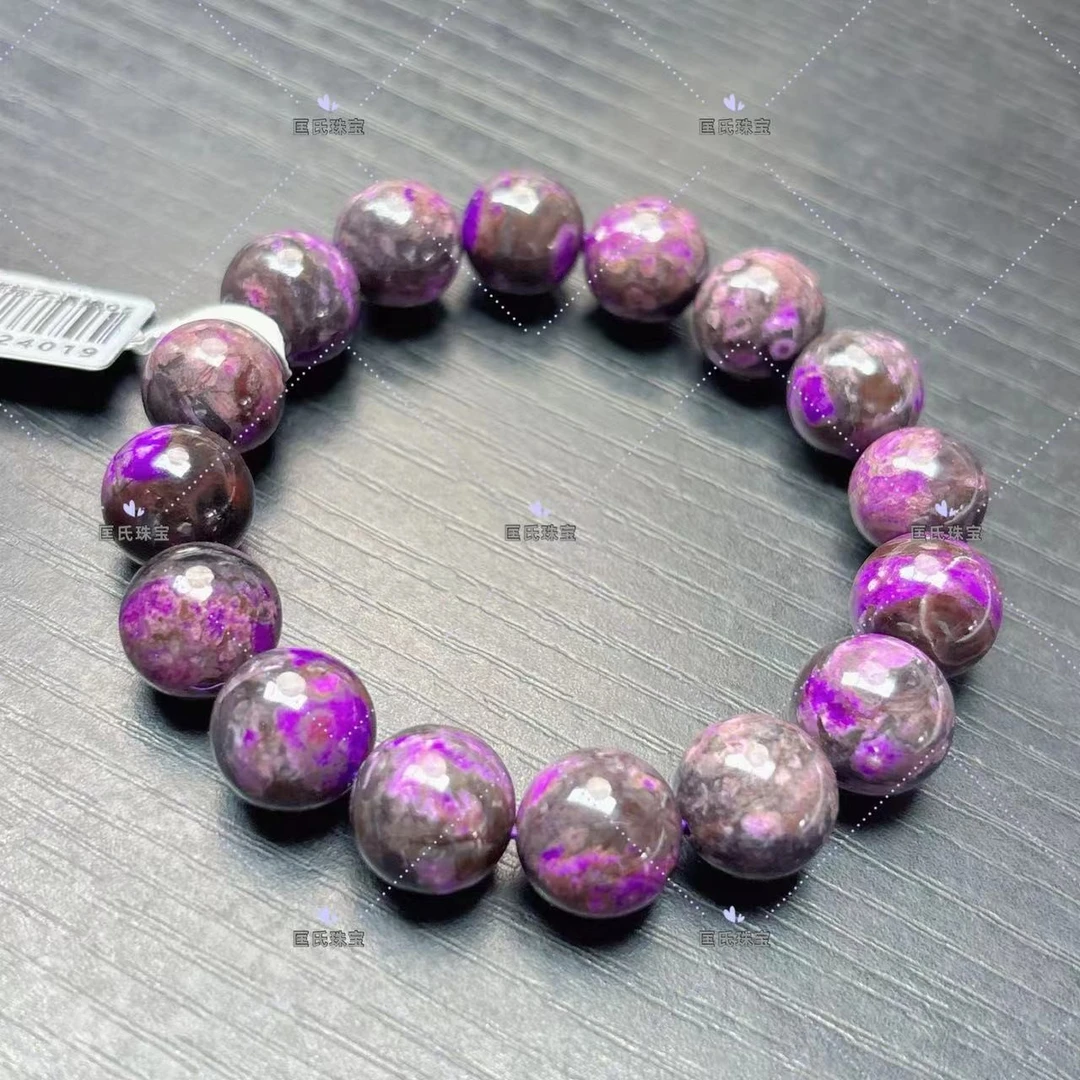匡氏珠宝 高货舒俱来泥地樱花手链12mm Z-HL-A2279（多样性发一）