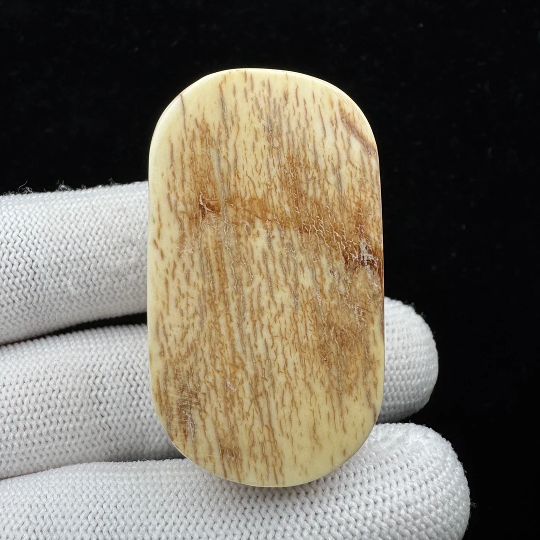 E4194天然猛犸牙 肥皂25.5*43.8*23.8mm支持鉴定 假一罚四