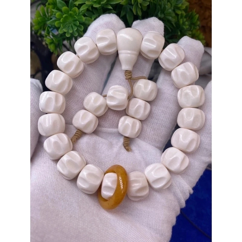 G24人工养殖鹿角雕刻奶觜三通配1.2百香籽