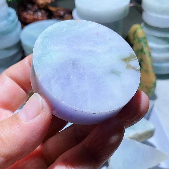 翡翠散珠手镯心104