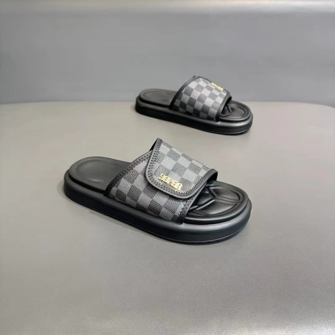 2025男士拖鞋户外时尚潮流夏季新款一字拖室外沙滩鞋舒适网红潮鞋