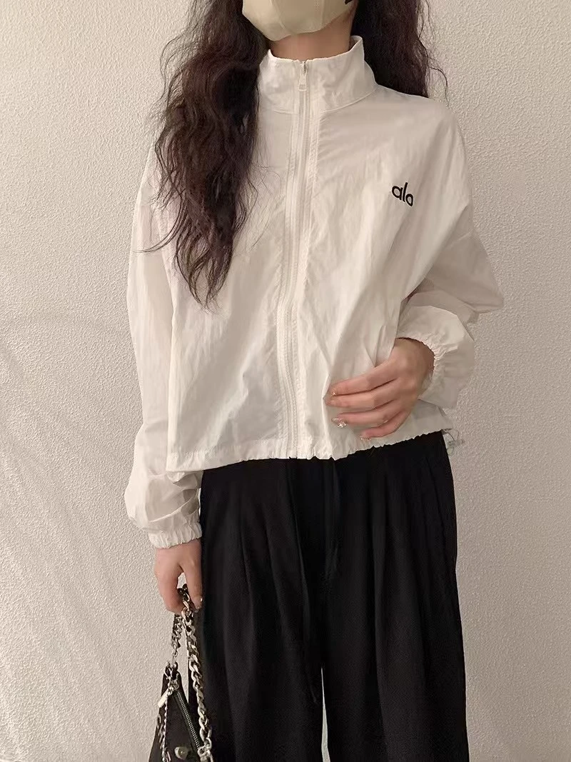 夏季新款立领宽松速干透气防晒薄外套